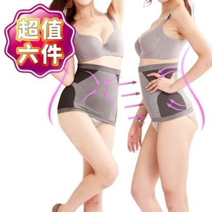 【JS嚴選】台灣製美人曲線束腰片(超值六件)