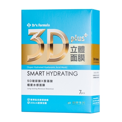 《台塑生醫》Dr’s Formula 3D立體極度水感面膜(7片裝)