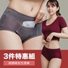 圖片 暖宮口袋NEONER 舒適防滲漏高腰天絲棉生理褲 -三件特惠組-美
