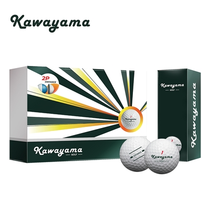 台灣製Kawayama GOLF 川山高爾夫球 (桿桿好系列) 2層球 (1打12顆)