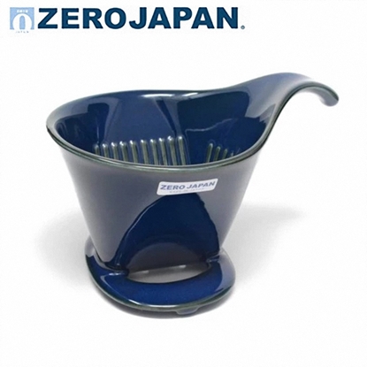 【ZERO JAPAN】典藏陶瓷咖啡漏斗(大)(牛仔褲藍)