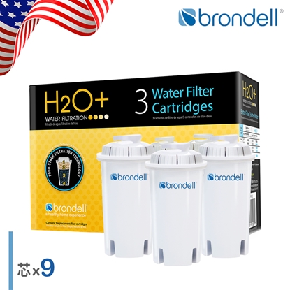 【美國邦特爾】brondell HF10全效去水垢加強版濾芯（9入）