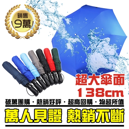 【Kasan 晴雨傘】大無敵自動開收雨傘