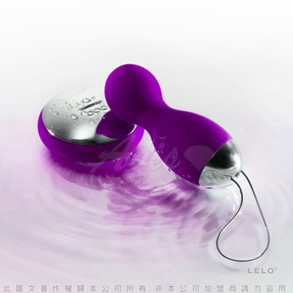 瑞典LELO-HULA BEADS 呼啦球 旋轉式 遙控情趣按摩器-迷惑紫