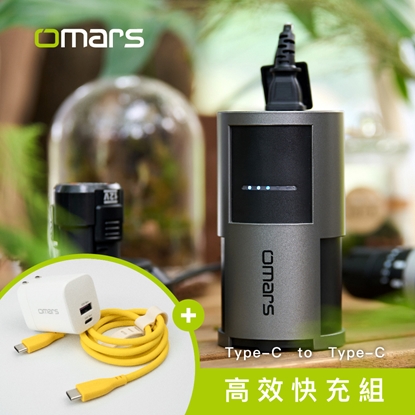 AC交直流行動電源＋GaN 35W充電器＋Type-C炫彩快充線