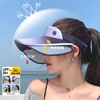 圖片 超值2入組【L’eBeauty】時尚漸變伸縮帽檐遮陽帽 ((UPF50+/遮陽/防曬/全防護/網球帽/高爾夫球帽/空頂帽)-美