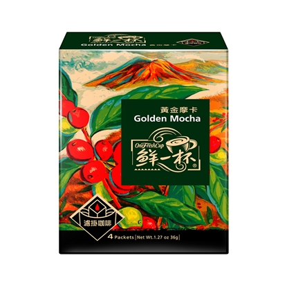 【鮮一杯】黃金摩卡濾掛咖啡(9克x4入*12盒)