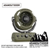 圖片 ADAMOUTDOOR｜無線DC充電式擺頭循環扇(可照明、可擺頭) (ADFN-LED100RT)